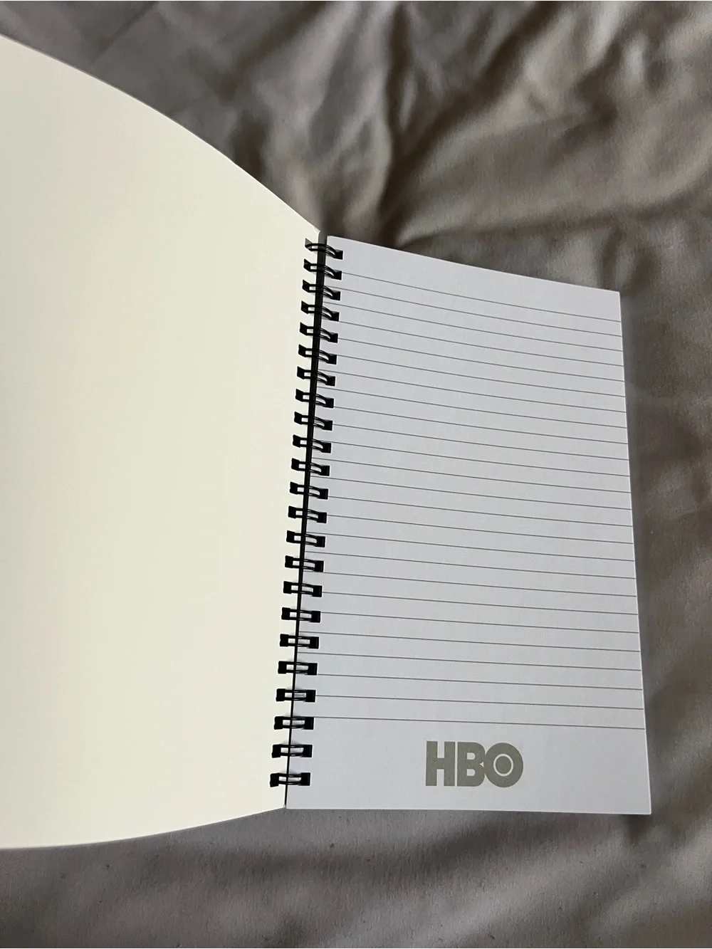 Cinemax Black Spiral Lined Notebook HBO Promo 8.5x5